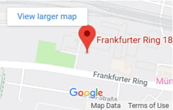 Munich Sprinter Van Rentals Map