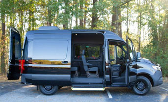 Mercedes-Benz Sprinter van exterior view in Atlanta, GA