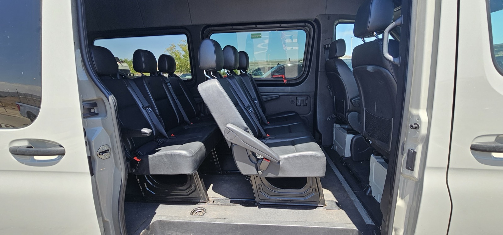 Sprinter van rental exterior view in Bakersfield, California