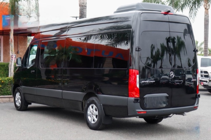 Black 15-passenger Mercedes-Benz Sprinter van in Greensboro