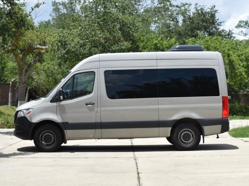 Driver-side exterior view of Sprinter van in Greensboro
