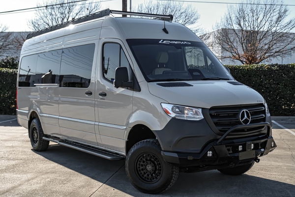 VIP 10-seater Mercedes-Benz luxury Sprinter van rental in Houston, TX