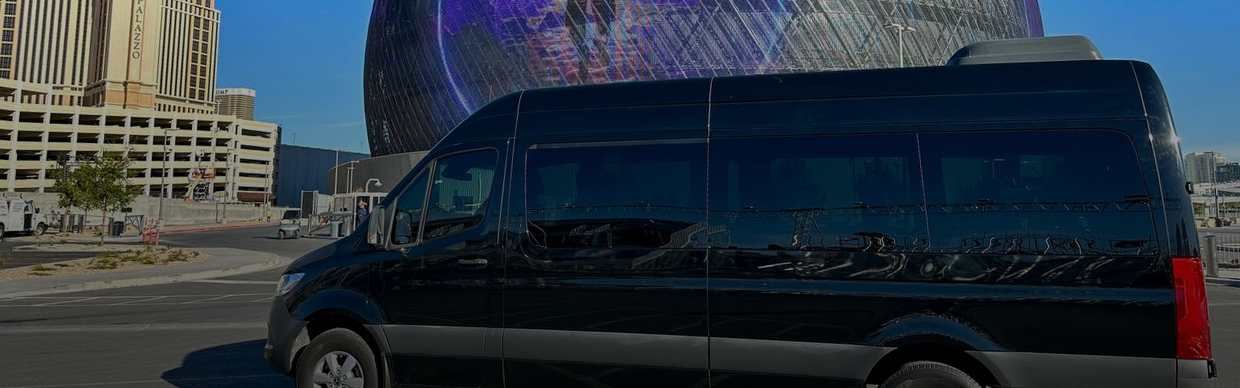 Las Vegas Strip at night — Sprinter Rentals Las Vegas passenger van rental near LAS airport
