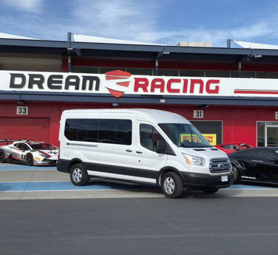 Passenger van rental at Dream Racing, Las Vegas Motor Speedway