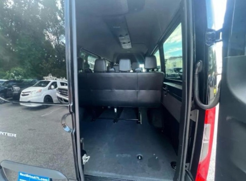 Sprinter van trunk with luggage space in Miami rental