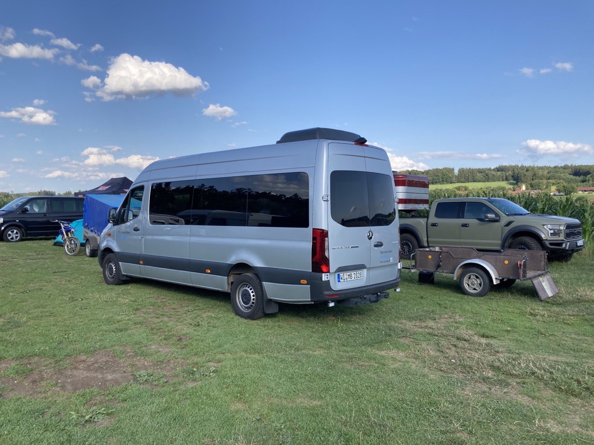 Mercedes-Benz Sprinter van for rent near Munich Airport