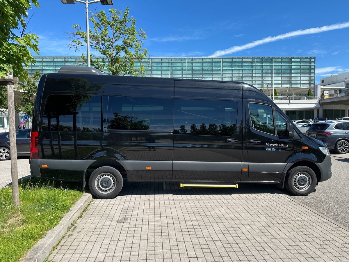 9-seater Sprinter van rental in Munich for Bavarian road trips