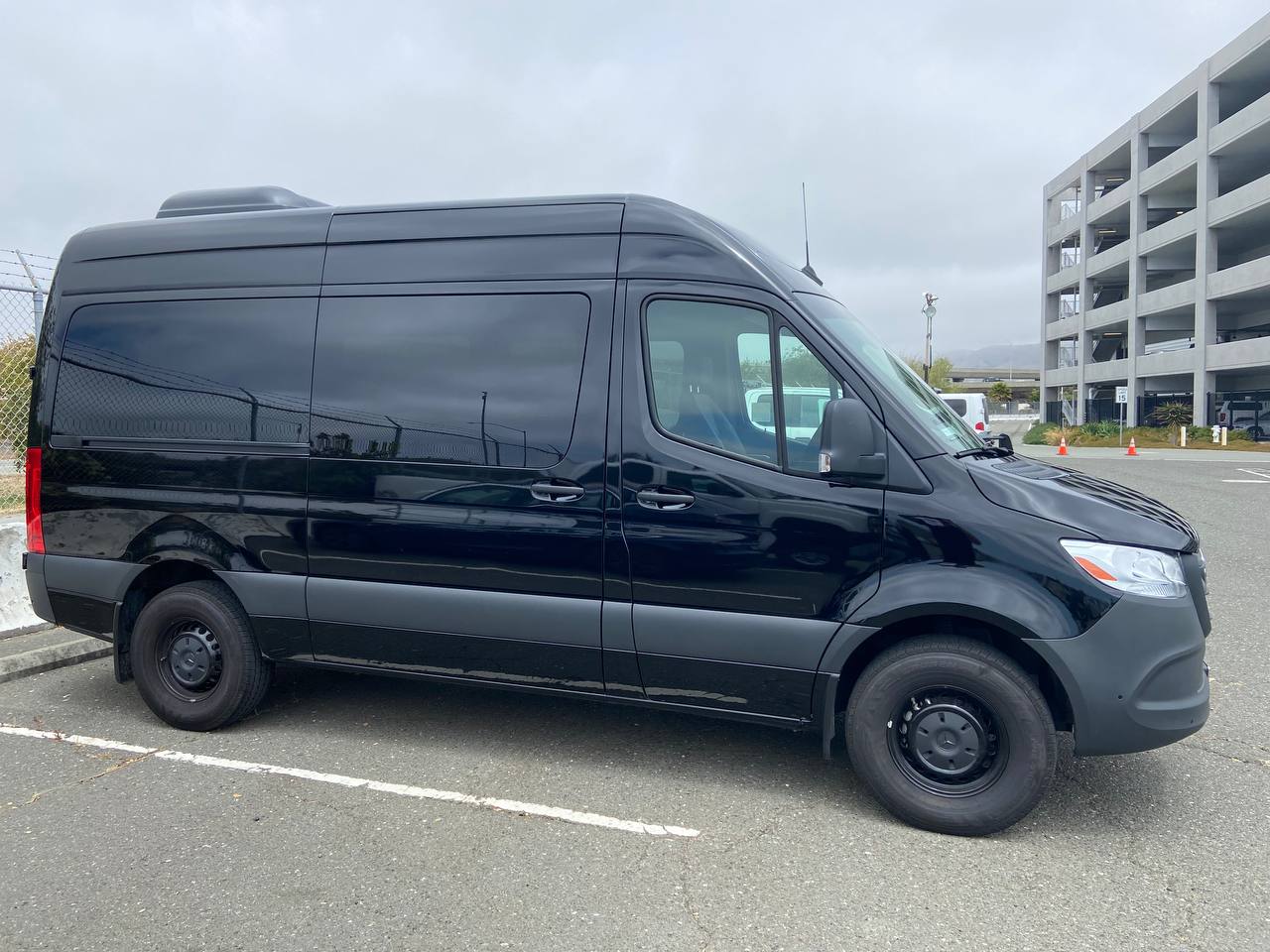 Mercedes-Benz Sprinter passenger van available for Orange County group travel and airport transfers