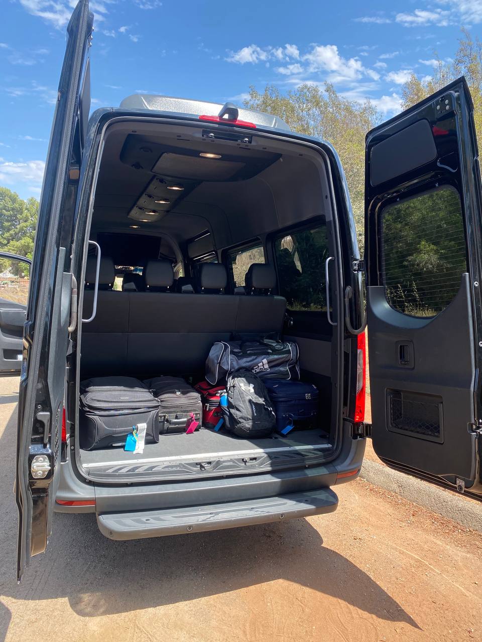 Mercedes-Benz Sprinter passenger van side view — Phoenix, AZ rental