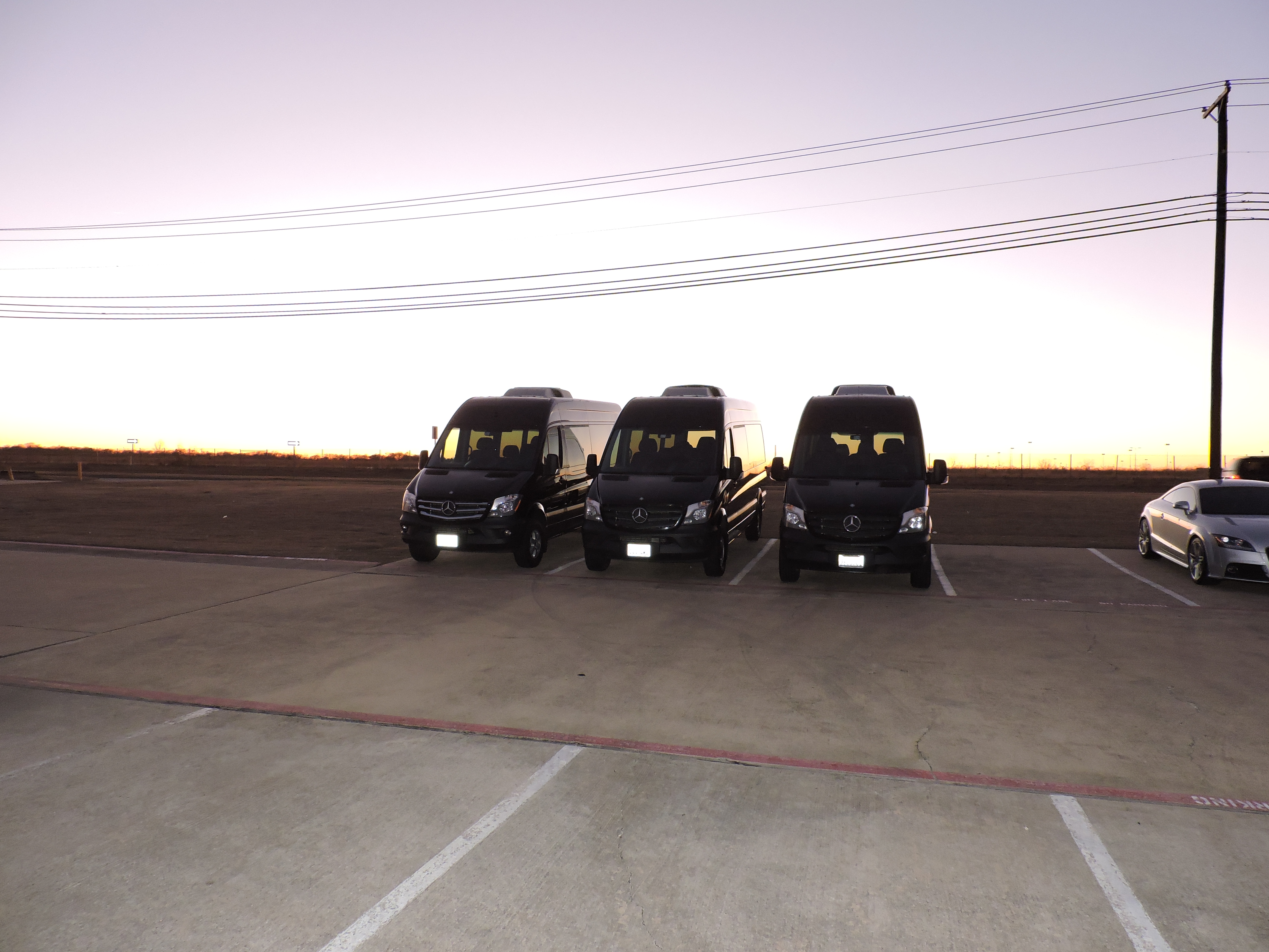 Sprinter van rental exterior view in Phoenix, Arizona