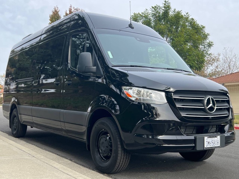 Luxury Sprinter van interior available for rent in Raleigh, NC