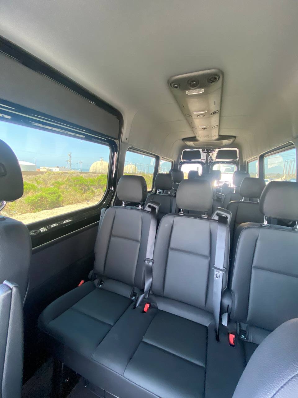 Mercedes-Benz Sprinter passenger van interior seating — Richmond VA van rentals