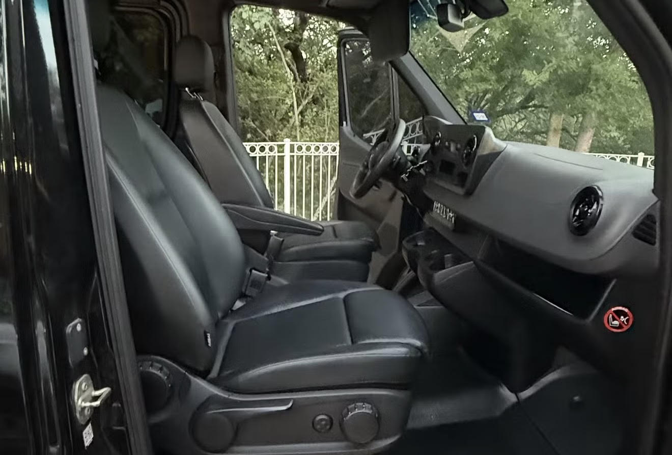 Sprinter passenger van rental in San Antonio, TX near SAT airport and the River Walk