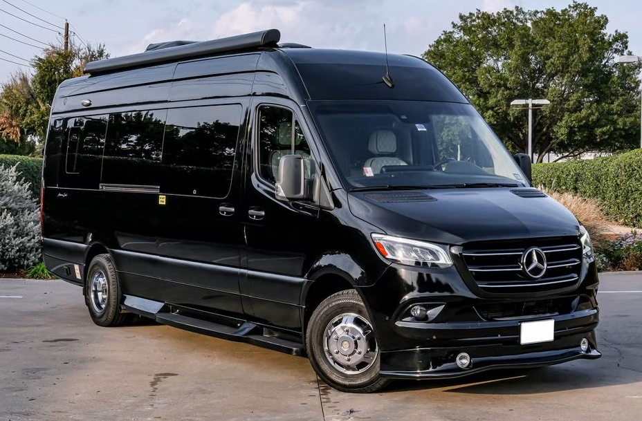 Sprinter passenger van rental option for San Antonio conventions and Hill Country wine tours
