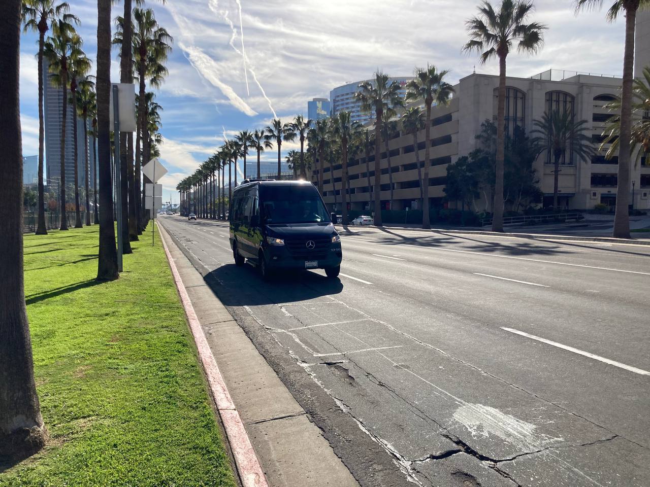 Sprinter van rental at the San Diego Convention Center