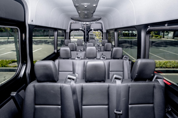 15-passenger black Sprinter van rental in San Jose, Silicon Valley