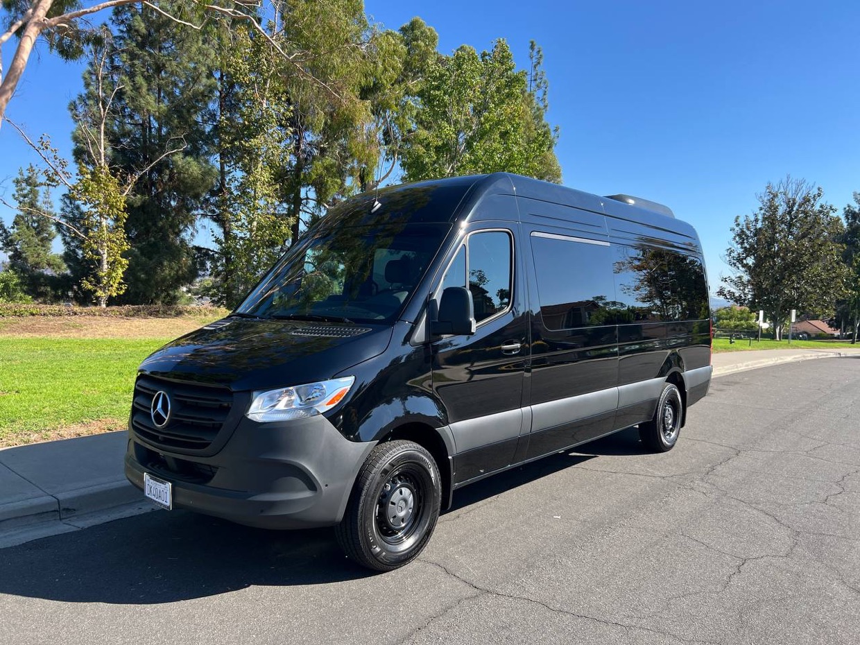 Black 15-seater Sprinter van rental in Savannah, Georgia — Sprinter Rentals Savannah van rental near SAV airport