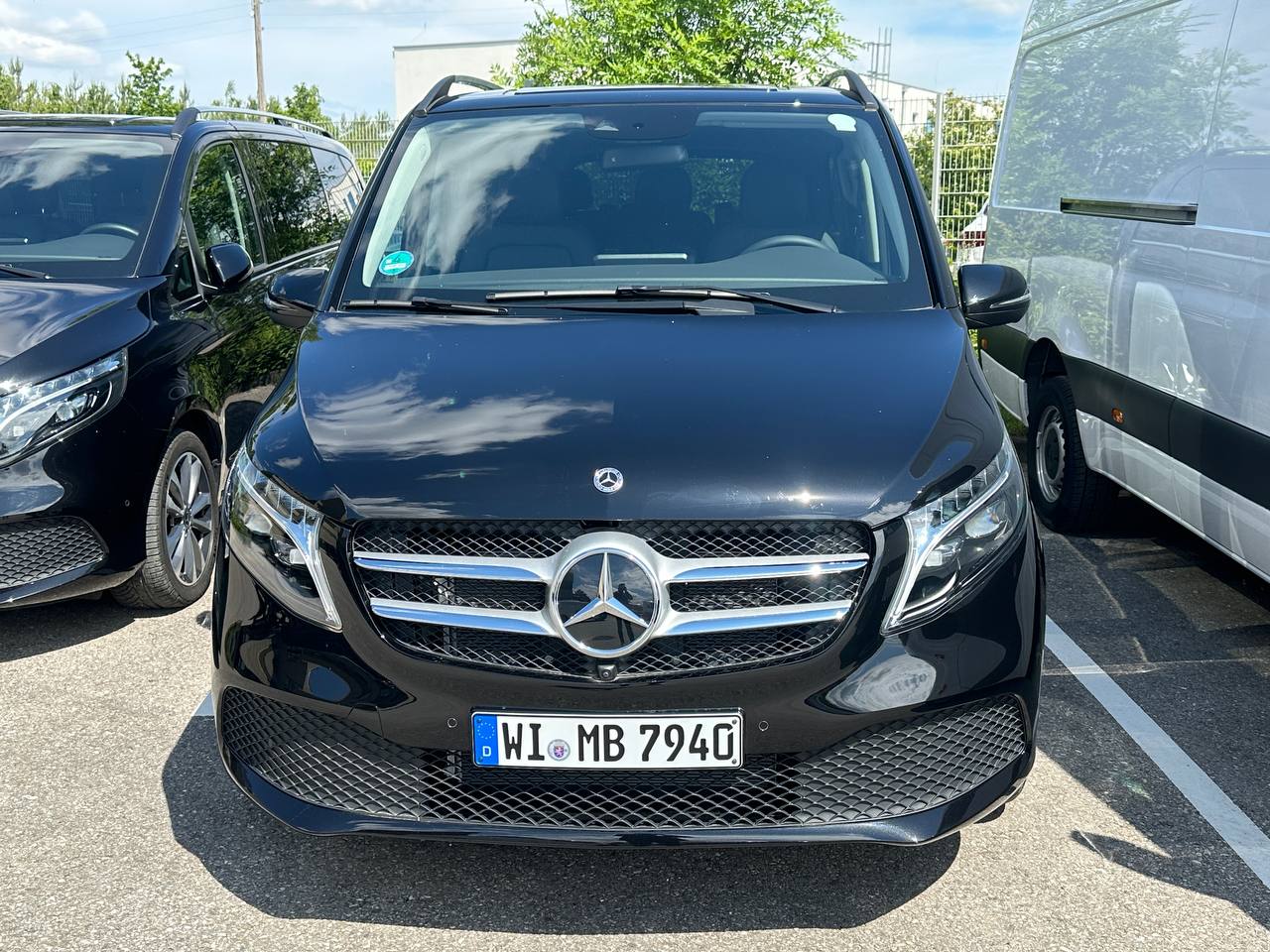 Stuttgart Sprinter van rental with large cargo area for luggage