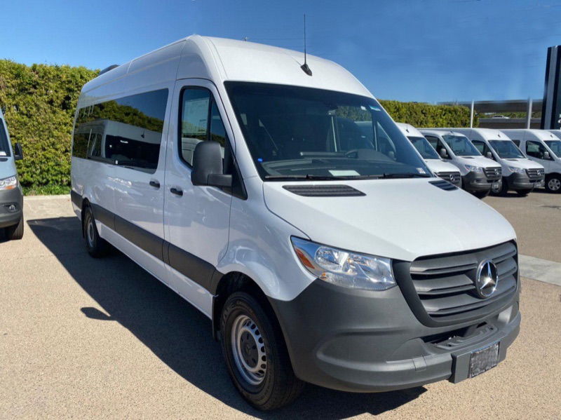 12-passenger Mercedes-Benz Sprinter van for rent in Tampa Bay area