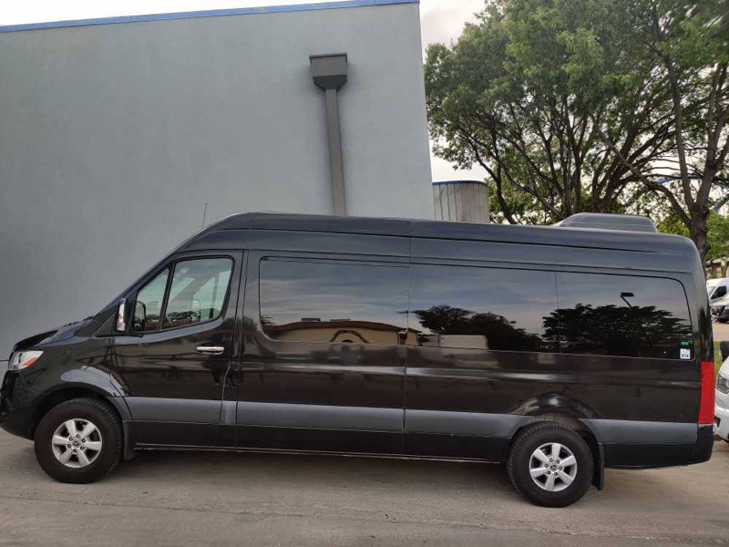 Sprinter van rear view — passenger van rental in Tampa, FL