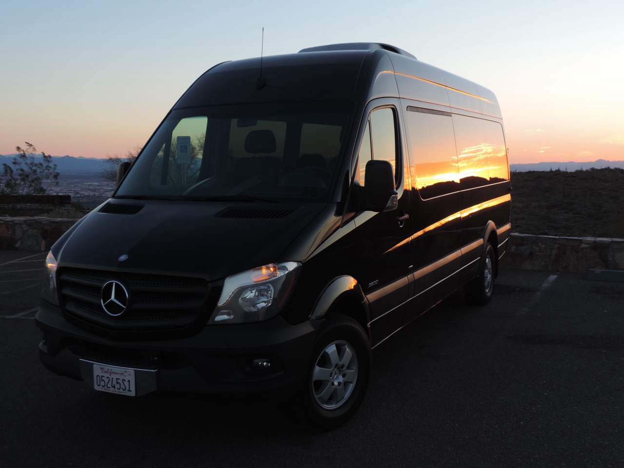 Mercedes-Benz Sprinter passenger van — Tucson, AZ van rental fleet ready for desert trips