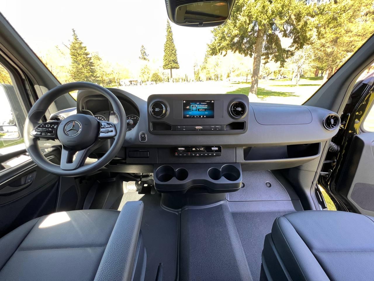 Mercedes-Benz Sprinter van side profile — Tucson, AZ rental fleet for desert and group travel