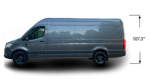 Cargo Sprinter Van Exterior Dimensions
