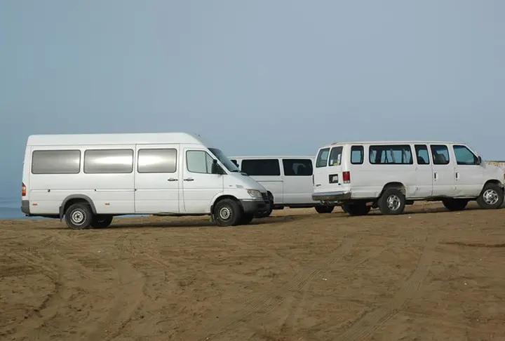 Sprinter van rental fleet in Orange County, California