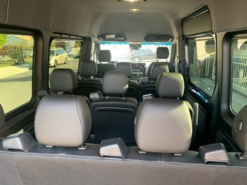 Captain recliner seats inside the van