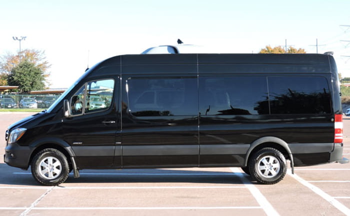 15 seater Mercedes Sprinter van rental marketplace