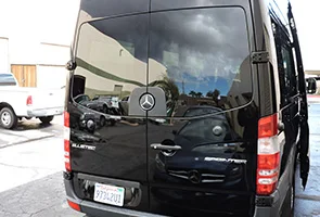 15 passenger sprinter van back