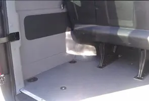 15 passenger sprinter van cargo space