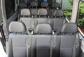 15 seater van rentals seats