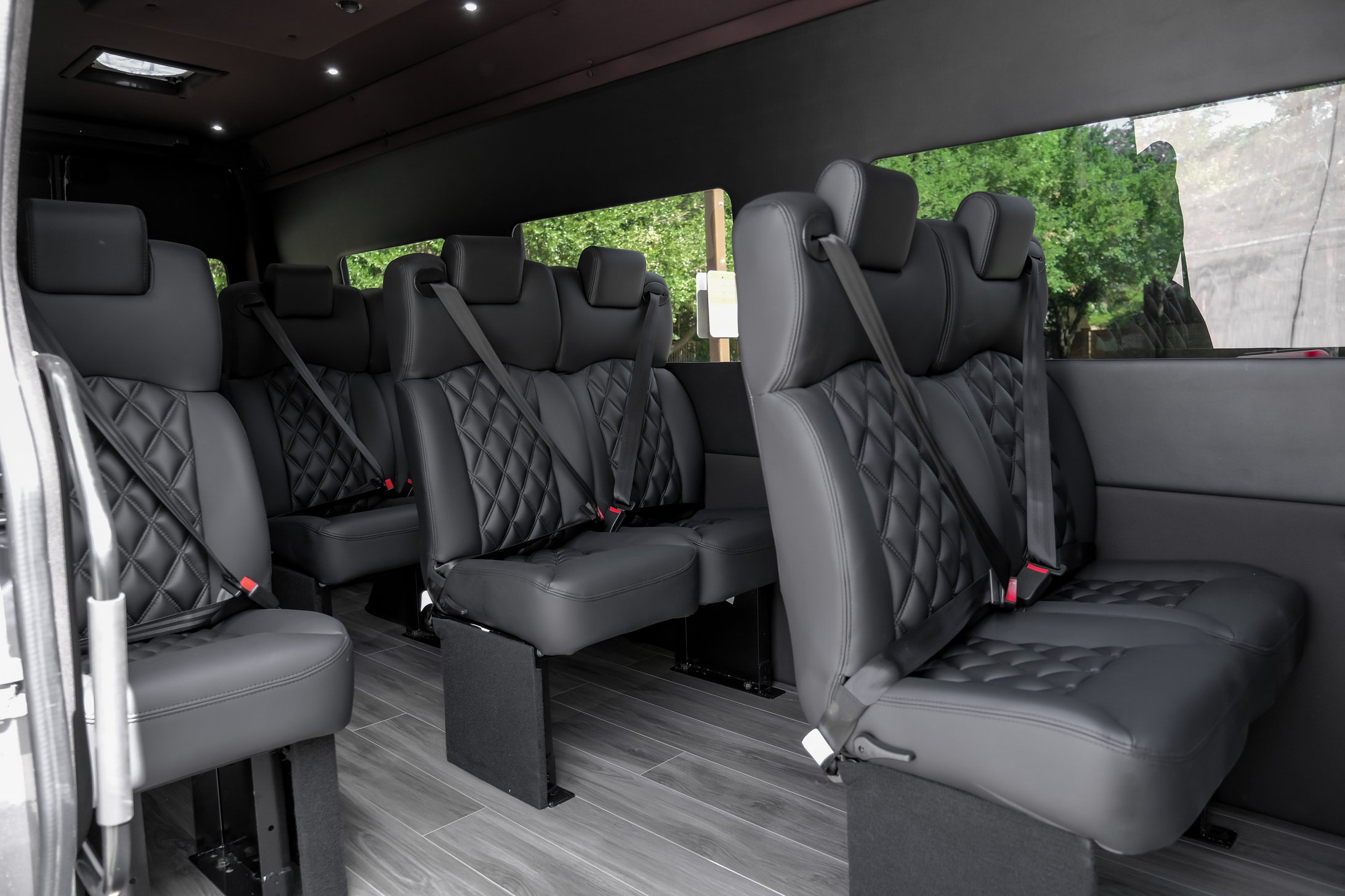 12 Passenger VIP Mercedes-Benz Sprinter Luxury Van Seats