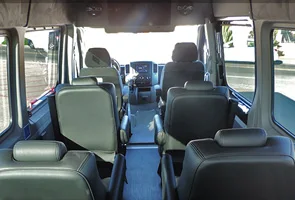 business van rental seats