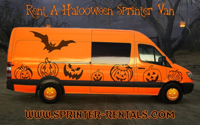 Brandweerman Doornen Duiker Sprinter Rentals Halloween Van | Sprinter Van Rentals USA